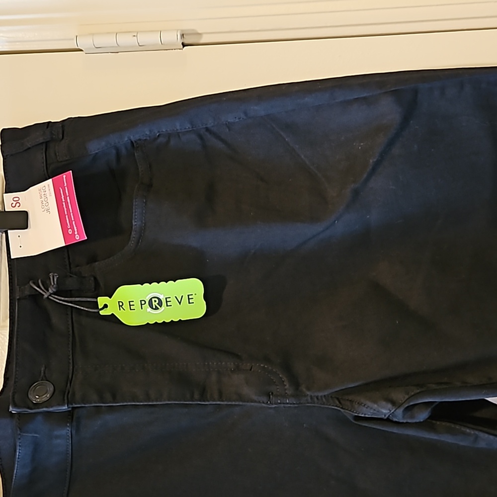 SO NWT Black low rise jeggings in size 22/40W - Picture 4 of 10